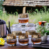 Centra Gold Plated Glass (Pack Of 6)